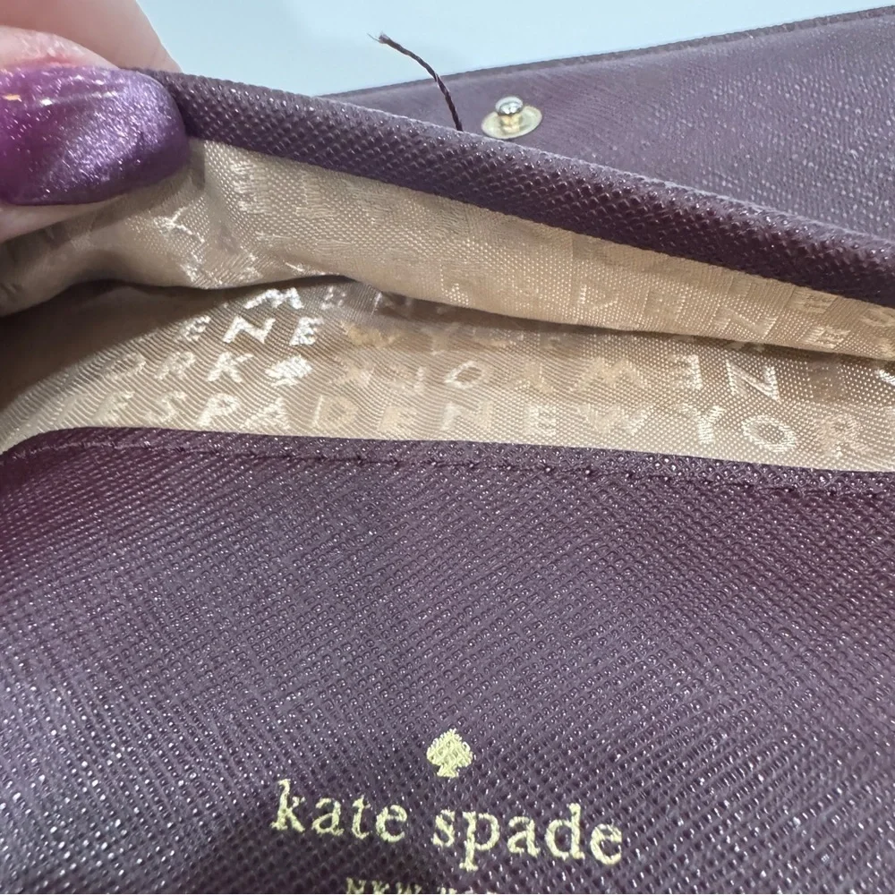 Kate Spade Kirk Park Saffiano Linney Authentic (has wear)